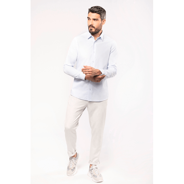 Kariban | Men's long-sleeved poplin shirt